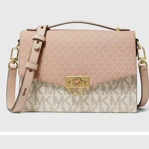 New Michael Kors two toned Hendrix bag. Coated canvas. - Picture 5 of 7